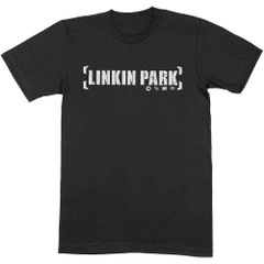 リンキン・パーク【Linkin Park】ブラケットロゴ Tシャツ バンドT ユニセックス [並行輸入品]　ブラック