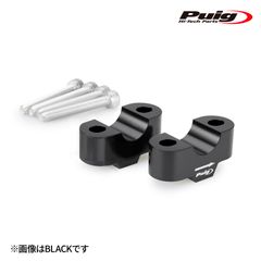 Puig 21809P HANDLE UP RISERS [SILVER] UP20mm Φ22mm BMW F750GS(18-24) F800GS(24-) プーチ ハンドルアップライザー