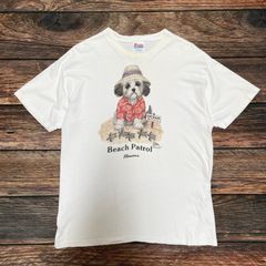 【マルチーズ】Hanes　犬　半袖Tシャツ　Beach Pattrol　Hawaii　ハワイ　Lサイズ