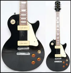 【即納！最大半額！】 2025年最新】Epiphone レスポール エボニーの人気 スタンダード ギター