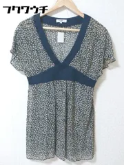 ◇ NATURAL BEAUTY BASIC 花柄 フラワー ノースリーブ チュニック ブラウス カットソー サイズL マルチ レディース 【中古】 【1002800747511】