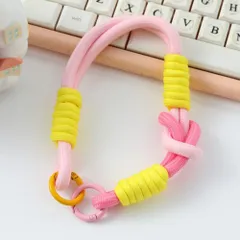 ☆ E ☆ ハンドストラップ カラフルパラコードストラップ スマホ アクセサリー ハンドストラップ パラコードストラップ ストラップ 手首 ショートストラップ 携帯ストラップ 可愛い かわいい おしゃれ 携帯 落下防止 スマートフォン パラコード ひも 太め