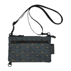 ☆ 175.レオパード ☆ KiU キウ フォンポーチ K434 KiU キウ スマホポーチ K434 ポーチ ショルダーバッグ サコッシュ エチケットポーチ ショルダーバック ショルダー 肩掛け 斜めかけ ななめ掛け 透明ポケット コンパクト アウトドア