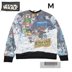 総柄プリントスウェットトレーナーMスター・ウォーズ エピソード5帝国の逆襲
