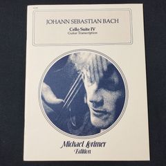 ギター　編曲：マイケル・ロリマー　バッハ　無伴奏チェロ組曲 第4番 BWV 1010　ギター・ソロ用編曲　　楽譜　棚Sa13　2025-07