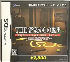 【中古】「非常に良い」SIMPLE DSシリーズ Vol.27 THE 密室からの脱出 ~THE推理番外編~