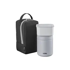 【特価商品】サーモス 真空断熱スープランチセット 400ml ブラックグレー JBY-801 BKGY