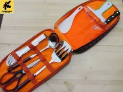 CHANODUG OUTDOOR　クッキングツール8点セット　ナバホ柄BAG付