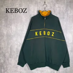 ケボズ　パーカー　緑　ハーフジップ　ワッペン　刺繍 KEBOZ｜ケボズのパーカー（グリーン・カーキ/緑色系）通販 - ZOZOTOWN