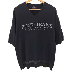 フブ FUBU ロゴ刺繍Vネックシャツ メンズ  Lのサムネイル