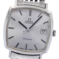 ✨OMEGA✨ジュネーブ✨オートマチック✨デイト✨スクエア✨腕時計✨ 美品 オメガ ジュネーブ スクエア ゴールド デイト