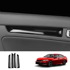 新品 Onami 11代目 シビック ドアインサイド ドアパネル インテリアパネル 内装パーツ ハイスペック専用 Honda 新型 CIVIC FL1 ABS製 4P【ブラック】11CIV-88-BK
