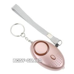 ライト付き防犯ブザー　L002　ピンクゴールド