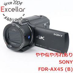 [bn:6] SONY製　デジタル4Kビデオカメラレコーダー　FDR-AX45/B　ブラック