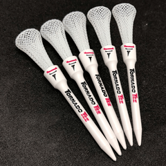 トルネードティー ホワイト 3.25インチ 5本セット/TORNADO TEE white 3.25inch 5set