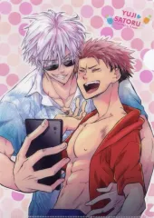 【中古】同人アクセサリー・小物系 【呪術廻戦】A4クリアファイル 五条悟＆虎杖悠仁(青野りょう) /いらかの波