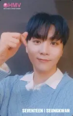 【中古】コレクションカード(男性) SEVENTEEN/SEUNGKWAN(スングァン)/CD「JAPAN 1ST SINGLE『Happy Ending』」SEVENTEEN 2019 JAPAN TOUR ’HARU’会場HMVブース予約特典スペシャルカー