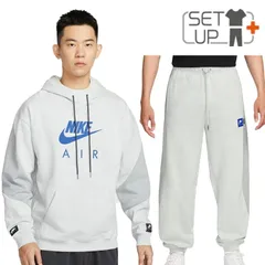 ナイキ スウェット メンズ 上下 NIKE  エア フリース プルオーバーパーカー ジョガーパンツ セットアップ スポーツウェア 上下組 トレーニング 男性 スエット 長袖フーディ ロングパンツ  nike AIR /HJ0274-HJ0292-009