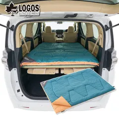 LOGOS/ロゴス ミニバンピッタリ寝袋・-2 BD 封筒型シュラフ 封筒型寝袋 シングルサイズ2個が連結できダブルサイズにもなるミニバンにピッタリサイズのシュラフ クッション型に収納できる収納袋付 車に常備で災害時にも安心【P変】【AR】