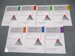 アガルート　論証集　2024 7冊セット 最新版】アガルート 司法試験 総合講義 論証集 全7科目