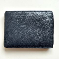 GUCCI ネイビー 二つ折り財布 - メルカリ