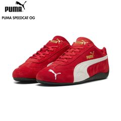 PUMA プーマ 398846 プーマ スピードキャット OG PUMA SPEEDCAT OG ユニセックス ベストセラー 即完モデル 2ForAllTimeRed 22.5cm
