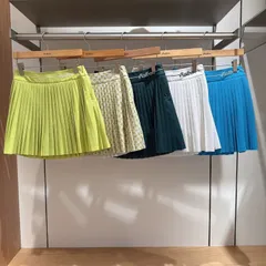 夏 韓国 MALBON ゴルフウェア レディース ショートスカート 速乾 スポーツプリーツスカート 軽量 通気性抜群