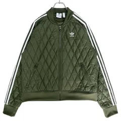 4339 adidas originals アディダスオリジナルス トラックジャケット ナイロンジャケット キルティッド キルティング SST カーキ オリーブ L