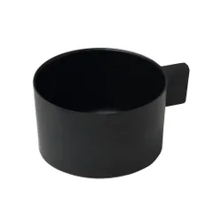 マグボウル (ウスモノ black bowl mug ブラック) usumono 容量350ml 直径10高さ6幅12.6cm カップ サラダ スープ シリアル (イデアコ) ideaco