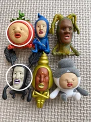 【4個セット】　こびとづかん おすわりマスコット 2 1 こびとずかん　こびと図鑑　　イチゴクレナイ　アラシクロバネ　カクレモモジリ　ホトケアカバネ　シークレット　小人図鑑　ガチャガチャ　ガチャ　ガシャポン　カプセルトイ