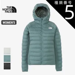 種類5：TI/L ザ・ノース・フェイス ジャケット アウター フーディ パーカー レディース THE NORTH FACE レッドランフーディ NYW82493 RED RUN HOODIE ダウン 中綿 ランニング ブラック ティングレー ゴブリンブルー M