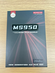 4.新品未開封パッケージ訳ありMonster Storage 2TB NVMe SSD PCIe Gen 4×4 最大読込: 7,000MB/s PS5確認済み M.2 Type 2280 内蔵 SSD 3D TLC MS950G75PCIe4HS-02TB