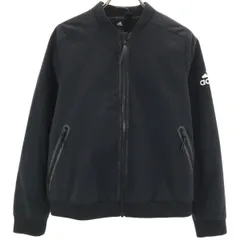 adidas アディダス ジップジャケット S ブラック 裏メッシュ メンズ 古着