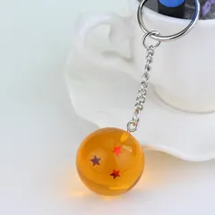 ドラゴンボール 水晶球 キーホルダー 3星 神龍 三星球スリースターP_1