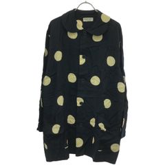 robe de chambre COMME des GARCONS ローブドシャンブル コムデギャルソン 90's レーヨンドット柄セットアップ RB-110540 ネイビー