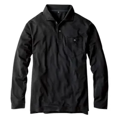 コーコス信岡 GLADIATOR MAXDRY エアーUV+ 軽量 長袖 ポロシャツ ブラック 黒 4L G-1638 汗ジミ抑制 胸ポケット 袖ポケット 脇消臭 UVカット