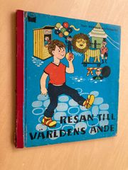 スウェーデン絵本 RESAN TILL VARLDENS ANDE  ビンテージ　古書　北欧