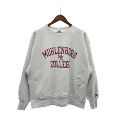 2000年代～ Champion チャンピオン リバースウィーブ MUHLENBERG スウェット カレッジ 3段 グレー (メンズ XX-LARGE) 中古 古着 p5213