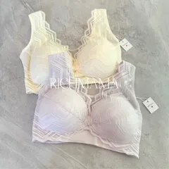 ♡B1074♡ 2枚セット 授乳ブラ マタニティ ノンワイヤー かわいいレース