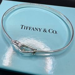 Tiffany&Co. ティファニー バングル ブレスレット フック&アイ SV925 750 K18 2277