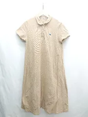 ◇ ⊂ moz モズ 半袖 ロング丈 ワンピース サイズL ブラウン レディース E  【1501160016171】