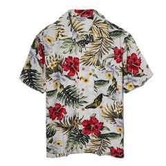 アロハシャツ メンズ 夏 レーヨン 半袖 和柄 花柄 総柄 開襟シャツ ALOHA レーヨン アロハ レーヨンシャツ ハイビスカス レーヨン100% オープンカラー 半袖シャツ 夏物 オープンカラーシャツ 送料無料 大きいサイズ ビッグサイズ RB-80