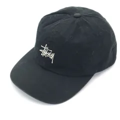 STUSSY ステューシー キャップ ブラック メンズ 古着