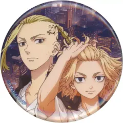 【中古】バッジ・ピンズ 佐野万次郎＆龍宮寺堅 缶バッジ 「東京リベンジャーズ チャレンジ!缶バッジコレクション -乱気流-」 ミニストップ限定