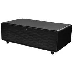 標準セッティング無料【新品 未使用 未開梱】 ロイヤル　スマートテーブル SMART TABLE LOOZER ルーザー BLACK 冷蔵庫付テーブル 2ドア 135L Bluetoothスピーカー搭載　STB135 BLACK 送料無料