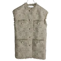 美品 Whim Gazette 2023SS リントンジレ F ベージュ 美品 Whim Gazette 2023SS リントンジレ F ベージュ