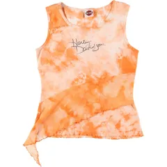 古着 00年代 ハーレーダビッドソン Harley-Davidson タイダイ柄 メロー タンクトップ USA製 レディースXL相当/eaa565473