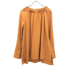 未使用 green label relaxing グリーンレーベルリラクシング 長袖 ボトルギャザーネックラグラン ブラウス FREE ブリック タグ付き ユナイテッドアローズ レディース 古着