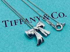 a132 Tiffany&Co. オールド ティファニー 1990 リボン ネックレス