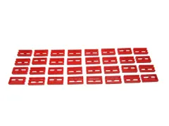 レゴ★未使用！赤色のグリルタイル３２点セット